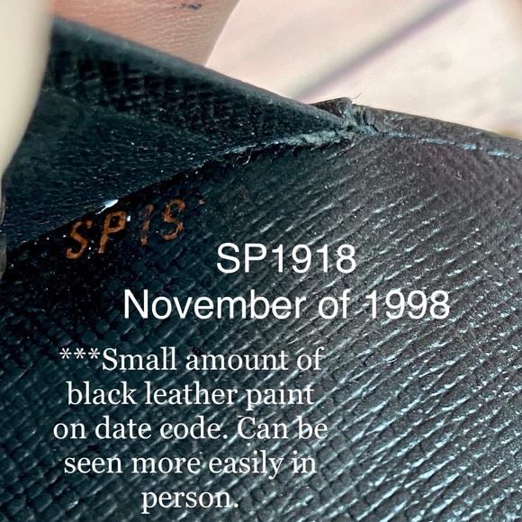 Louis Vuitton black Epi leather agenda planner MM custom painted🐆🐆 - Picture 6 of 10